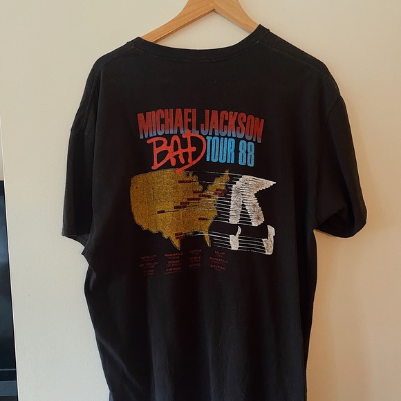 Vintage Michael Jackson Bad Tour T-Shirt - Picture 3 of 5
